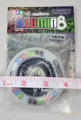 Crazy Illumin8 LED Light Up Wheels 76mm