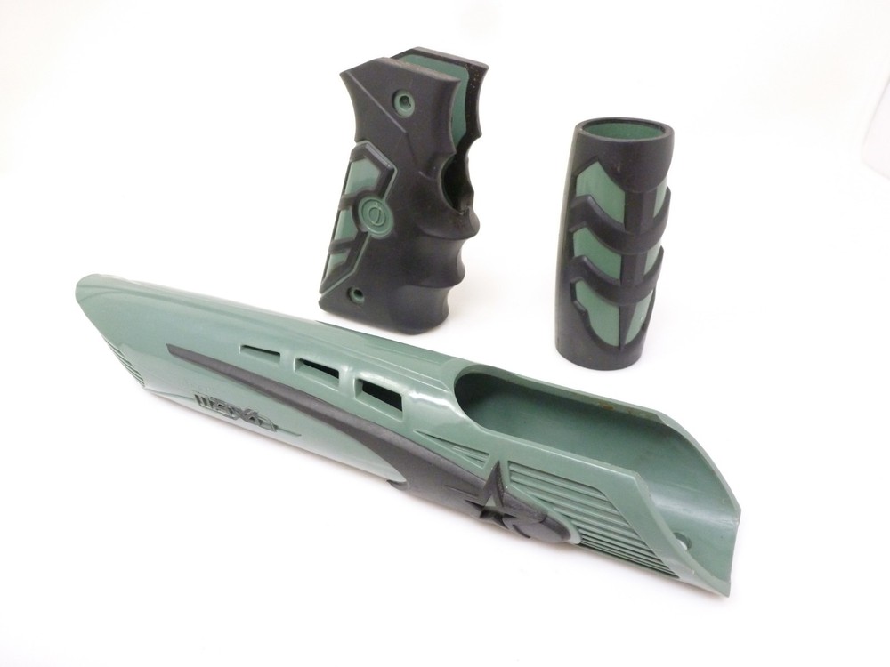 SMART PARTS ION MAXXED BODY KIT w/ REGULATOR SLEEVE COVER & GRIPS OD GREEN BLACK