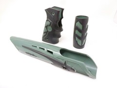 SMART PARTS ION MAXXED BODY KIT w/ REGULATOR SLEEVE COVER & GRIPS OD GREEN BLACK