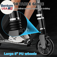 Scooters for Kids 8-12, Teens & Adults – Load 240 LBS, 8-Inch Wheels, Kick Scoot