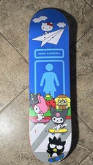 2016 GIRL x Mike Carroll Hello Sanrio Skateboard Deck *Tears In Shrink*