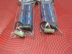 2X J.G Works 1100mA Ni-MH Battery, Mini Tamiya Plug For Airsoft Gun/RC Car. 0253
