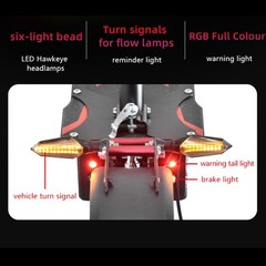 Electric Scooter for Adult 6000W Dual Motor 55MPH 60V 38AH Folding Fast Escootor