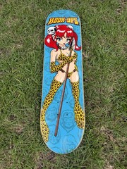 Vintage Original Hookups Amazon Girl Skateboard Deck