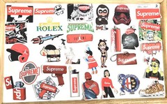 31 New Old Stock Supreme Vintage Sticker Lot Rolex Misfits Nike Jordon Star Wars