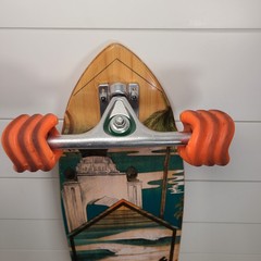 Sector 9 Swamis Bamboo complete longboard with shark wheels 34′ long
