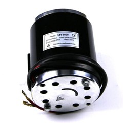 MY1020 500W 24V Brush Electric Motor For Go Kart Quad ATV Buggy E-Bike Scooter