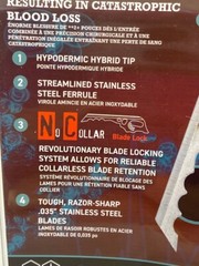 RAGE HYPODERMIC NC (NO COLLAR) 100 GRAIN BROADHEADS 3-PACK (TDW032365)