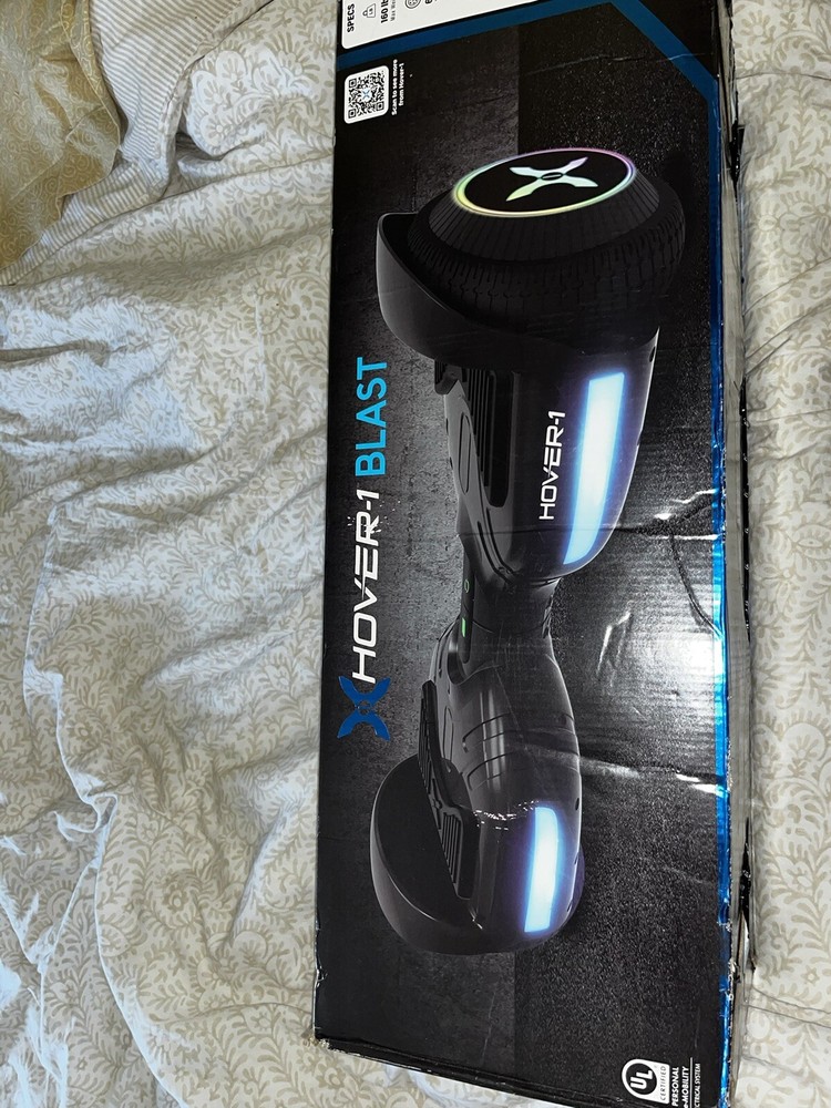 Hover-1 Rebel for Teens, LED Headlights, 6 mph Max Speed, Black