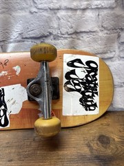 Vintage Val Surf Skateboard Phantom 2 Trucks Complete Yellow Wheels Deck