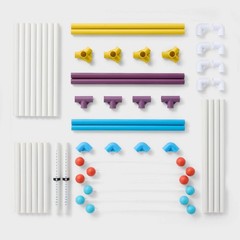 EMBARK PLASTIC LADDERBALL – OUTDOOR LAWN TOSS GAME, AGES 6+, 9 PIECE SET