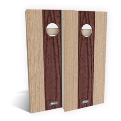 Trex Cornhole Set Two Tone Carmel Lava Rock All Weather Boards Bags