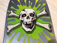 Vintage 1985 BRAND X SKATE DECK Original DedHed Skull Skateboard nos new og RARE