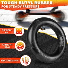 2 Pcs 10x3in Electric Scooter Inner Tube Set – 80/65-6 Inner Tubes for Bike T…