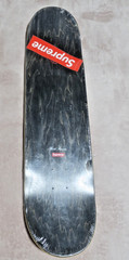 2 Lot Supreme Distorted Box Logo & Orange 3D Logo Graphic Skateboard Deck