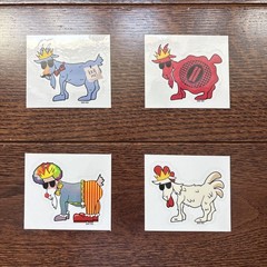 GOAT USA Sticker Mystery Pack ! 5 Stickers – No Duplicates! LOT OF 38, FREE SHIP