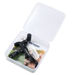 4 Finger Grip Thumb Trigger Archery Release Aid for Compound Bow 360° Rotate