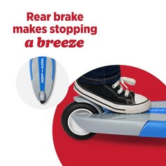 Radio Flyer My 1St Scooter Blue For Kids 2-5 Years Old Extra Wide Base For