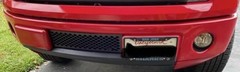 Small Diamond Powder Coated Black Stainless Steel Bumper Grille Insert