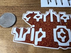 Carhartt WIP Since 1988 Bronze STICKER Work In Progress Bape Palace
