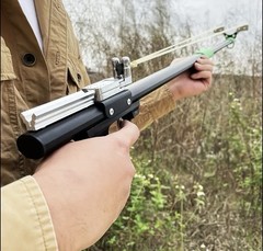 Powerful Metal Slingshot, Outdoor Hunting Catapult