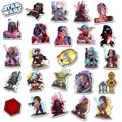Mix 10/50 PCs StarWars Game Movie Graffiti Luggage Notebook Sticker-No Duplicate