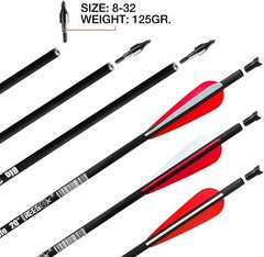 Eco-Friendly Carbon Crossbow Bolts – Consistent 12-Pack – Perfect for Practice