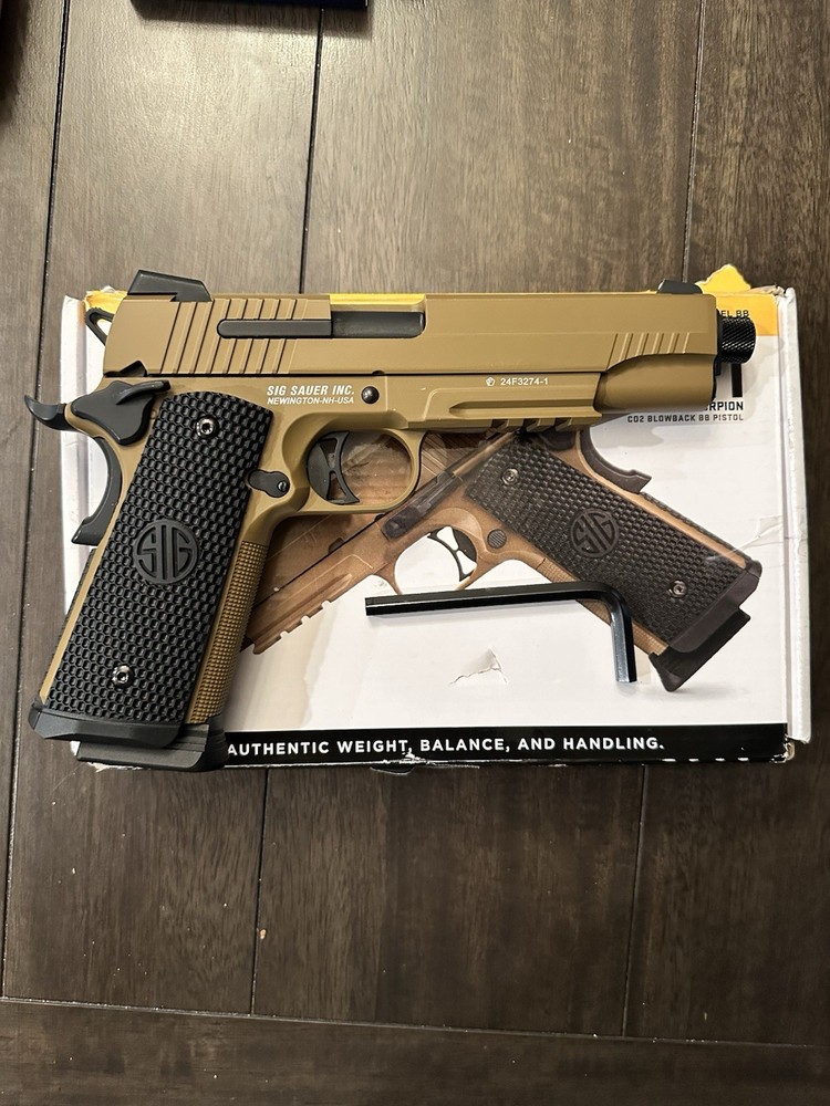 Sig Sauer 1911 Emperor Scorpion Air BB Pistol .177cal (UPDATED) – AIR-1911ES-BB