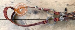 Western Leather Tack Set For Horse | Silver Ring Tack Set With Fringe