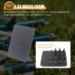 Archery Broadhead Box Hunting Accessory Case Holds 28 Broadheads (Case Only) – G