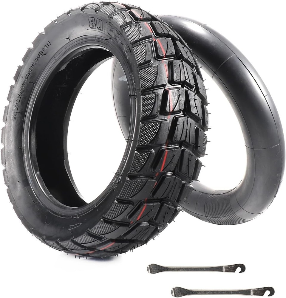 80/65-6 scooter tire off Road，10in Tires Inner Tubes Replacement Thickene