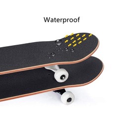 Skateboard Grip Tape 9″ x 33″ Non-Slip Griptape Coarse Grit Single Sheet (Bla…