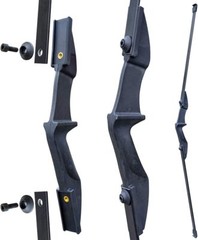 Archery Recurve Bow Arrows Set 30 40LBS Straight Longbow Bow Right and Left Hand