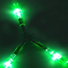 6Pcs LED Lighted Nocks ID 6.2mm Shooting Archery For Compound Bow Arrow Nocks
