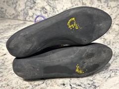 LA SPORTIVA Mythos Purple Rock Climbing Shoes Women’s Size 39 / US 8.5 Italy GUC