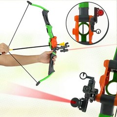 SMALL FISH Bow and Arrow Toy Archery Set for Kids Arrows and 2 Targets Ages 3-12