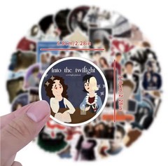 25 Piece Mix Lot 2” Twilight Bella Edward Jacob Jasper Stickers, FREE SHIPPING