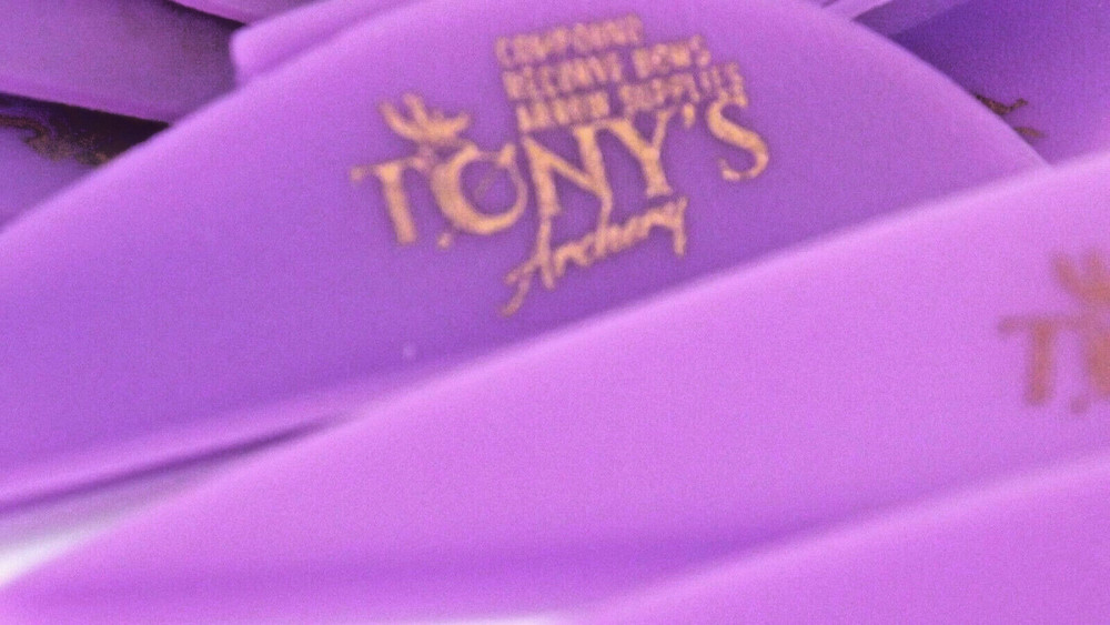 2.5″ Vanes Tonys All New Super Wave Archery Vanes Purple 50PK TNYSWV3343G