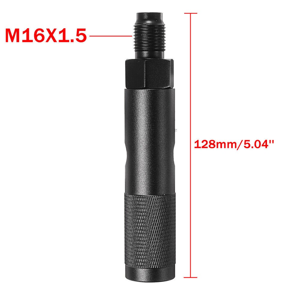 Quick Change 12g CO2 Cartridge Adapter with Capsule Threads M16x1.5 / G1/2-14 US