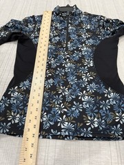 Kerrits Small 1/4 Zip Floral Long Sleeve Riding Shirt