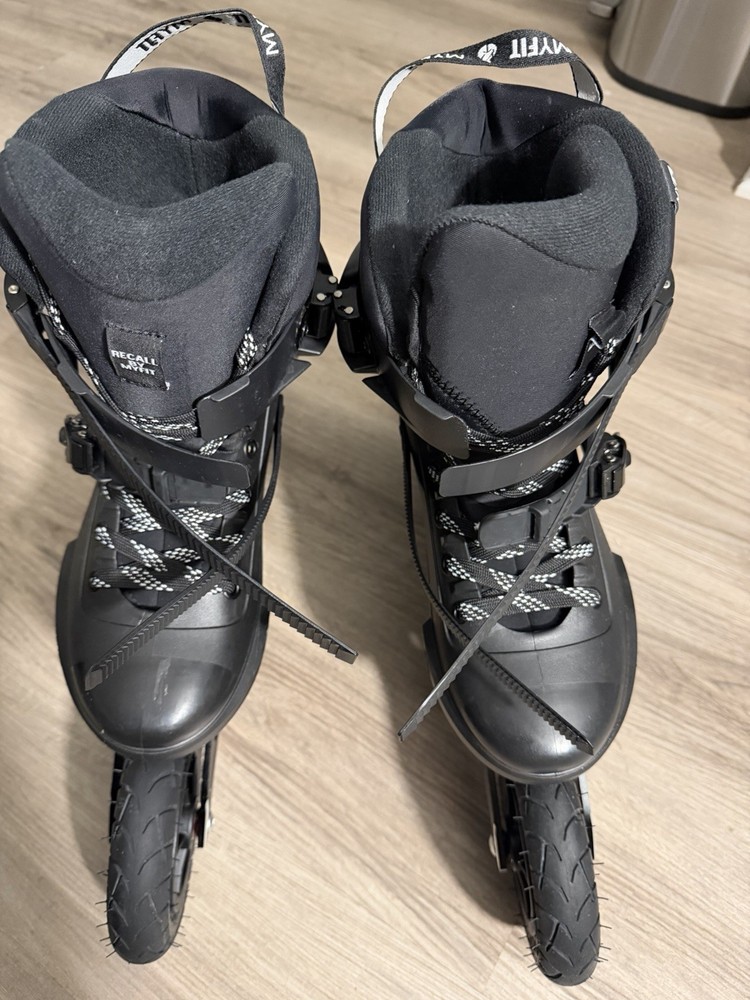Powerslide NEXT Boot Men’s Inline Skates Black MYFIT Liner Size 10.5-11