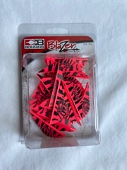 Bohning 2″ Blazer Vanes 36 Pk. Neon Pink Tiger Stripes New