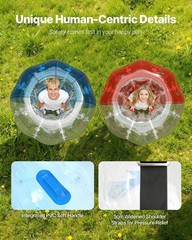 Inflatable Bumper Balls 2-Pack, 5FT/1.5M Body Sumo Zorb Balls for Teen & Adult