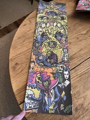 Rare Mob Dirty Donny Art Skateboard Griptape Graphic Multicolor Grip Tape