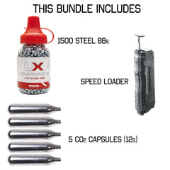 Umarex DS11 .177 Cal Air Gun 1911 CO2 BB Gun + BBs, CO2 & Speed loader (2252128)