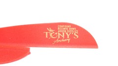 Tonys 3» Archery Vanes Archery All New Super Wave Vane Red 50PK TNYSWVR3343C