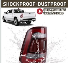 Red Tail Light Left Side Outer 68262531AH Replacement for R-A-M 1500 2019-2022