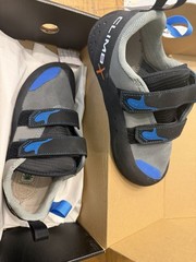 Climb X Climbing Shoe Size 7.5 Rave Strap Grey Women 8.5- No Box