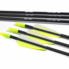 12Pcs 28″ Fiberglass Archery Arrows Spine 700 OD 7mm For Recurve & Compound Bows