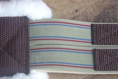 29AI 44 In – 52 Hilason Horse Soft Saddle Fleece Synthetic Cinch Girth Brown